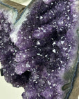 Natural Amethyst Cluster from Uruguay with Beautiful Stalactite Formations - AWS1440