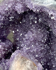 Natural Amethyst Geode with Green Jasper Shell - MWS0085