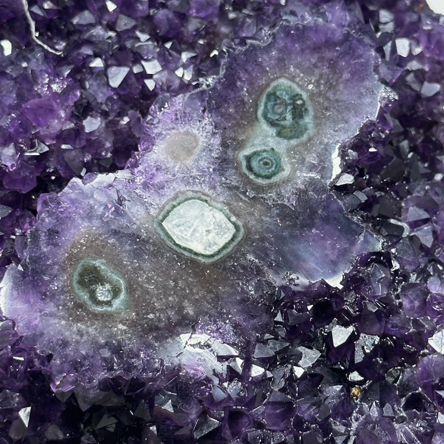 Beautiful Amethyst Crystal with Stalactite Eye Formation - CBP0529