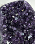 AAA Grade Natural Amethyst Cluster with Metal Stand - MWS1736