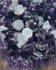 Stunning Amethyst Specimen with Calcite & Green Jasper - CBP0973