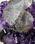 Beautiful Amethyst Cluster with Calcite & Black Hematite Formation - MWS1074