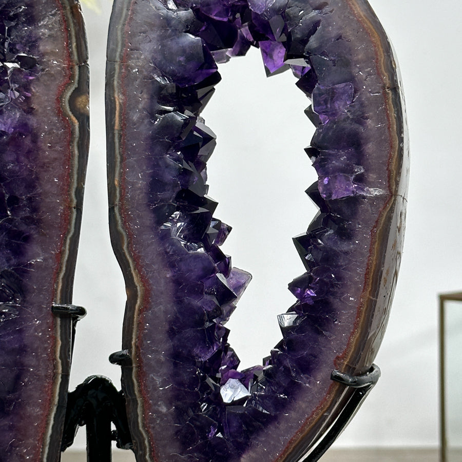 Outstanding Amethyst Butterfly Portal - Unique Centerpiece - MWS0913