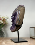 Beautiful Deep Purple Amethyst Stone Crystal, Ready to Display - AWS0746