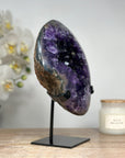 Deep Purple Natural Uruguayan Amethyst Geode - MWS1643