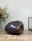 Polished Agate Stone & Amethyst Geode: Serene Addition for Yoga Spaces and Meditation - AMGE0163