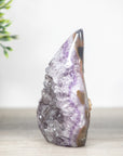 Amethyst Stone Flame Carving Crystal - FST0089