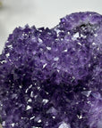 Stunning Natural Amethyst Cluster with Super Shinny Crystals - AWS1070