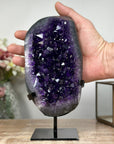 Premium Quality Natural Deep Purple Amethyst Stone, Perfect for Your Yoga and Meditation Space - MWS0954