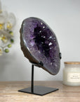 Gorgeous Natural Amethyst Geode with Large Deep Purple Crystals - MWS1640