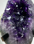 Natural Deep Purple Amethyst Geode with Deep Purple Crystals - MWS1092