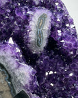 Natural Amethyst Stone Geode with Stalactite Eye Formation - AWS1254