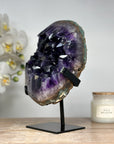 Natural Uruguayan Amethyst with Large Crystals & Deep Color - MWS1651