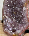 Natural Large Amethyst Cluster with Beautiful Red Banding Shell - MWS1704