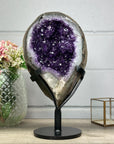 XXL Natural Amethyst Geode, Collection Grade Specimen - AWS1095