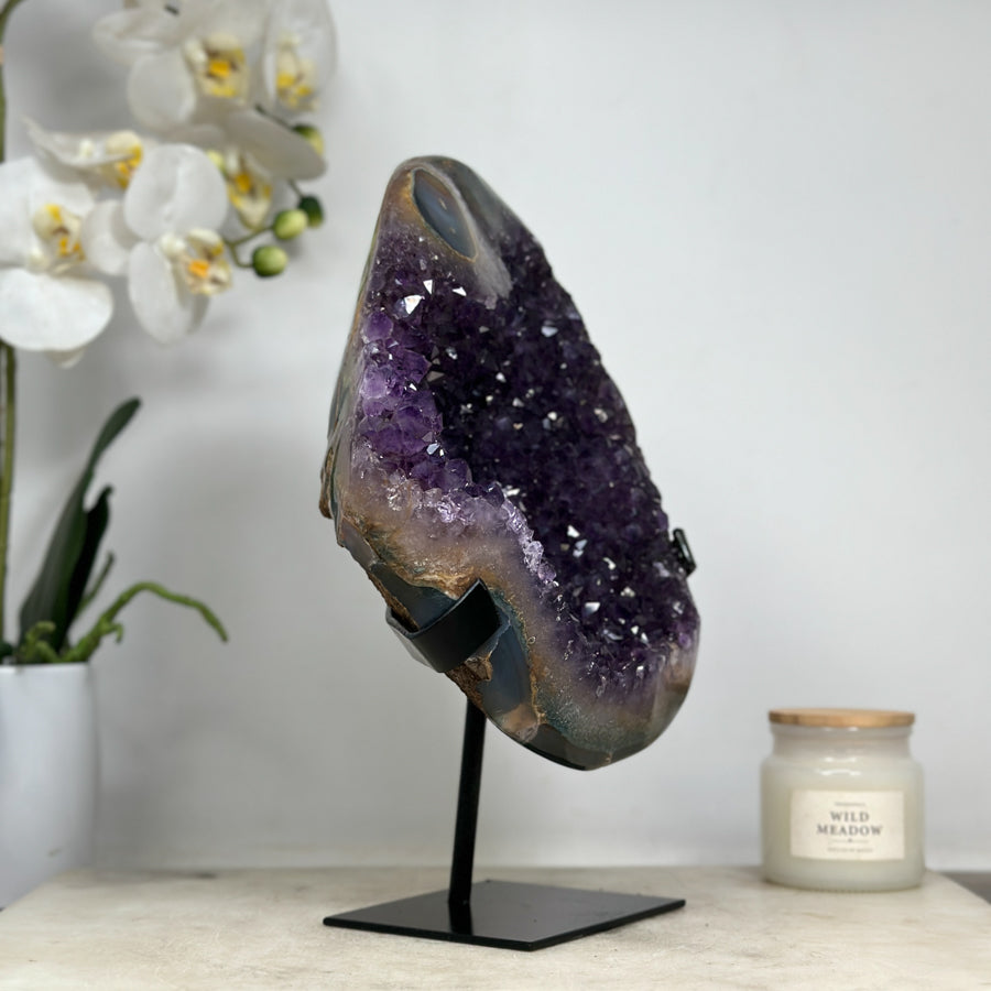 Natural Large Uruguayan Amethyst Crystal Geode - MWS1561