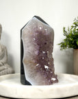 Huge XXL Blue Agate & Amethyst Stone Tower  - STP0155