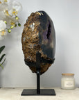 Unique Large Amethyst & Agate Geode, Premium Quality, Stand Included - MWS1505