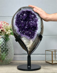 XXL Natural Amethyst Geode, Collection Grade Specimen - AWS1095