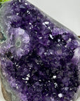 Gorgeous Self Standing Amethyst Stone with Agate Shell - CBP1015