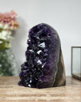 A+ Grade Natural Amethyst Cathedral, Deep Purple Crystals - CBP1054