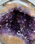 Beautiful Natural Amethyst Geode, Metal Stand Included - MWS1740