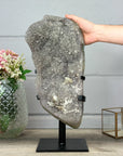 Massive Quartz Specimen with Intricate Calcites and Sparkling Crystals - AWS1437