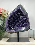 Outstaning Natural Deep Purple Amethyst Stone Geode - AWS0674