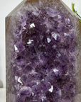 Large Natural Amethyst & Agate Stone Obelisk  - STP0144