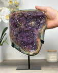 Stunning Amethyst & Jasper Stone Crystal Specimen - MWS1668