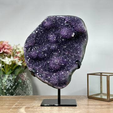 Stunning Large Amethyst Cluster full of Stalactite Formations, Great for Meditation - MWS1005