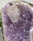 Unique Amethyst Geode, Calcite Crystal, Agate & Jasper Shell - CBP0412