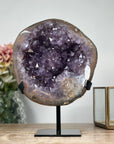 Amethyst & Jasper Stone Geode - MWS1195