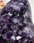 Natural Amethyst Cathedral with Huge Deep Purple Crystals - CBP1060