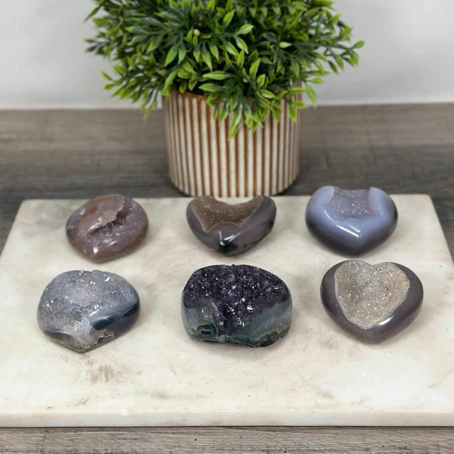 Mixed Minerals Hearts Set - MHLT0263