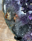 Natural Top Grade Amethyst Cluster with Rare Quartz Druzy & Calcite Inclusions - MWS1584