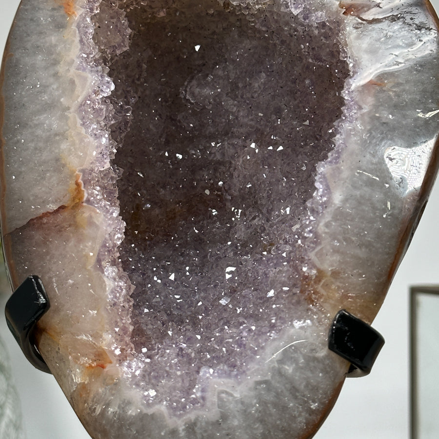 Natural Pink Amethyst Geode - Perfect gift for her - MWS0924