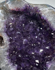 Natural Uruguayan Amethyst Geode with agate Shell - MWS1265