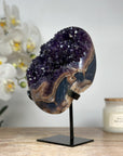 Natural Deep Purple Amethyst & Jasper Crystal Cluster - MWS1693