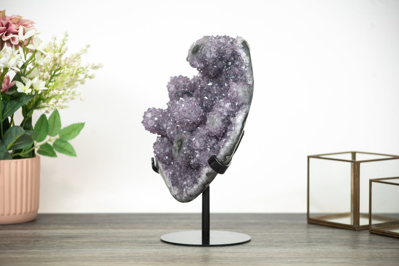 Large Natural Amethyst Cluster from Uruguay Full of Stalactite Formations - MWS0356