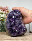 Natural Amethyst Cathedral with Huge Deep Purple Crystals - CBP1060