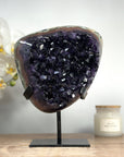 AAA Top Grade Natural Amethyst Cluster with Jasper Shell - MWS1425