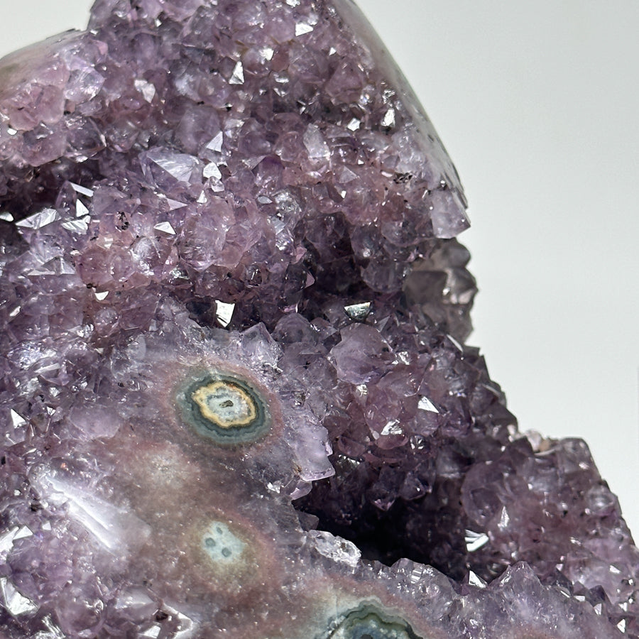 Stunning Amethyst Cathedral Geode with Formations - CBP0287