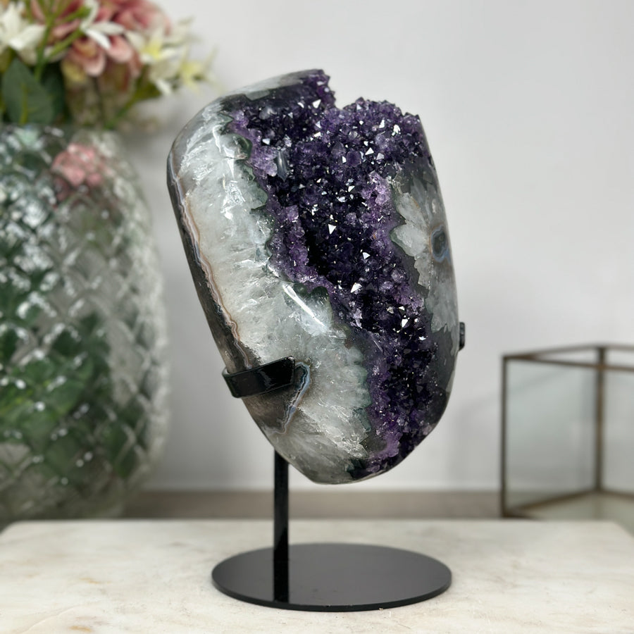 uperb Natural Amethyst Specimen with Double Crystallization - MWS0910