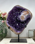 Rare Amethyst & Quartz with Double Crystallization Cluster - Ideal for home Decor - MWS0922