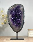 Stunning Uruguayan Amethyst Cluster with Agate Shell - MWS1449