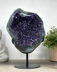 A Grade Large Natural Amethyst with Quartz Shell - MWS0158