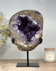 Unique Natural Amethyst Geode with Beautiful Formations - MWS1664