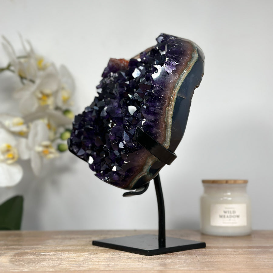 Deep Purple A Grade Uruguayan amethyst Cluster - MWS1322