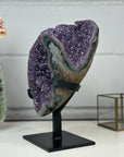 Huge Natural Amethyst Specimen, Display Included - AWS1432